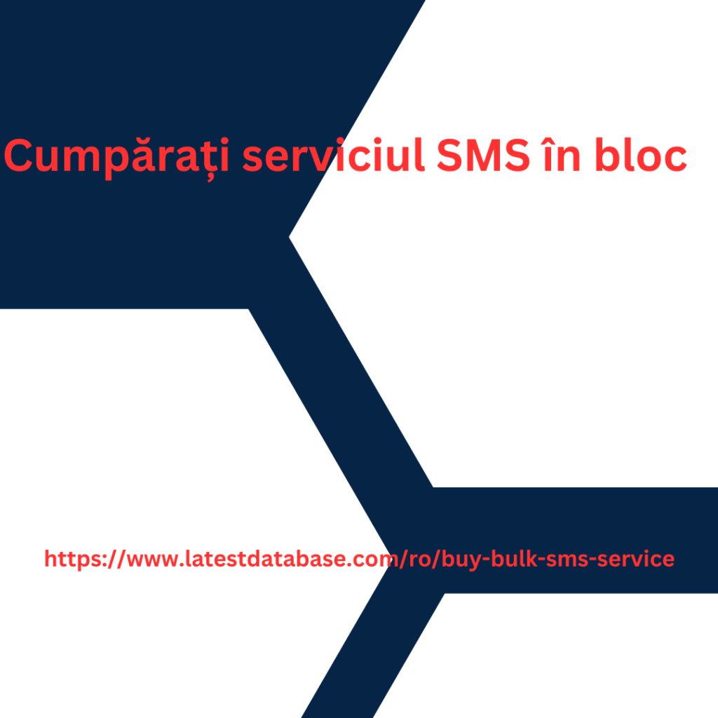 Cumpărați serviciul SMS în bloc