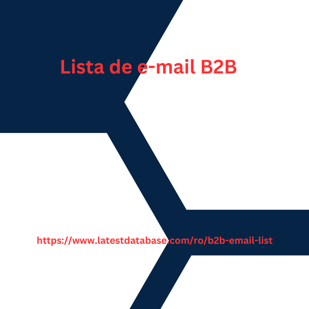 Lista de e-mail B2B